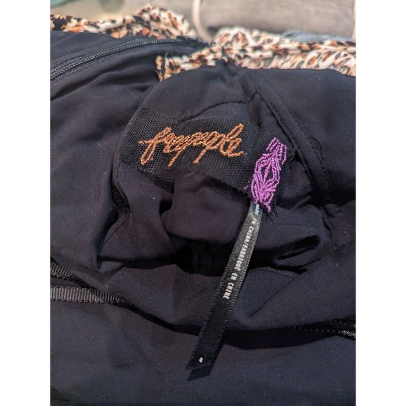 Free People Animal Instinct Cheetah Print Halter Maxi Dress Brown Size 4 - Picture 9 of 13